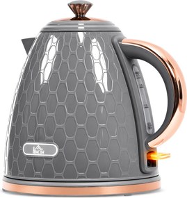 Βραστήρας, 2200W, παράθυρο θέασης, φίλτρο, χύτρα ταχύτητας, γκρι