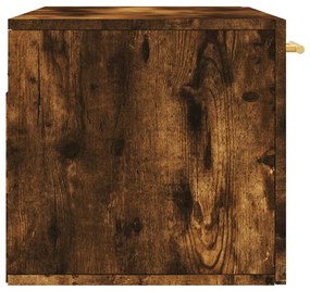 vidaXL Ντουλάπι Τοίχου Καπνιστή Δρυς 80x36,5x35 εκ. Επεξεργασμένο Ξύλο