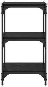 vidaXL Βιβλιοθήκη Μαύρη δρυς 40 x 33 x 71 εκ Επεξεργασμένο ξύλο