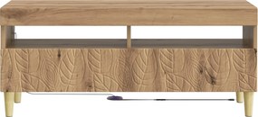vidaXL Ντουλάπα LED Τηλεόρασης Artisan Δρυς Επεξεργασμένο Ξύλο