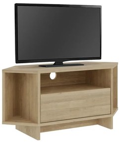Έπιπλο τηλεόρασης γωνιακό Viva Megapap χρώμα sapphire oak 95,7x35,4x45εκ.