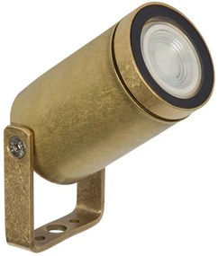 Φωτιστικό Σποτ Κήπου VK/01094/NB Φ5x13cm 1xGU10 35W IP65 Gold VKLed