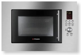 Pyramis 30 Εντοιχιζόμενος Φούρνος Μικροκυμάτων 23lt Inox (034011301)