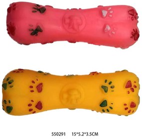 Παιχνίδι σκύλου Latex κόκκαλο - 15x5.2x3.5cm - 12pcs - 550291