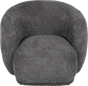 ΠΟΛΥΘΡΟΝΑ KARPEN HM9600.01 ΓΚΡΙ ΜΠΟΥΚΛΕ ΥΦΑΣΜΑ  93x87x78Υ εκ.