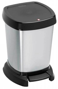 Κάδος Απορριμμάτων Paso 6lt 06973.001 Silver Plastic