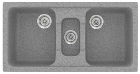 Sanitec Classic 325 Granite Grey Ένθετος Νεροχύτης