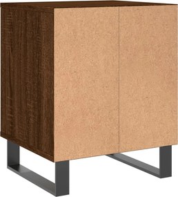 vidaXL Κομοδίνα 2 τεμ. Καφέ Δρυς 40 x 35 x 50 εκ. από Επεξεργ. Ξύλο