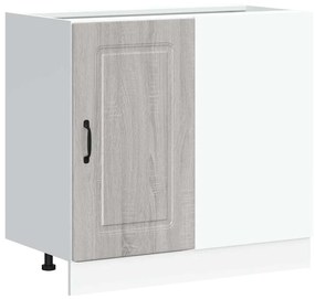 vidaXL ντουλάπι βάσης κουζίνας Kalmar Γκρι sonoma Επεξεργασμένο Ξύλο