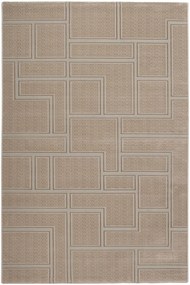 Χαλί Cezar 16615G04 Grey-Beige Βιοκαρπέτ 200X290cm