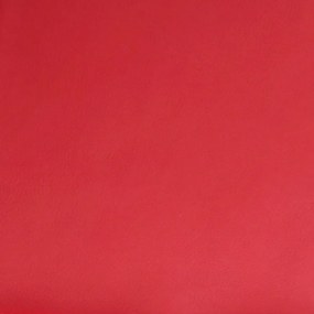 Πολυθρόνα Μασάζ Ανακλινόμενη Κόκκινη από Συνθετικό Δέρμα - Κόκκινο
