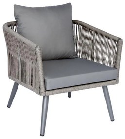 Σετ κήπου Casablanca Fylliana 4 τεμ Γκρί