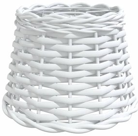 vidaXL Καπέλο Φωτιστικού Οροφής Λευκό Ø20x15 εκ. από Wicker