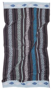 Πετσέτα Θαλάσσης Βελουτέ 244 Grey Viopros Beach 100% Cotton