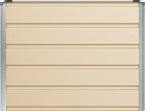 vidaXL Γλάστρα Ελεφαντόδοντο 100 x 40 x 75 cm Ατσάλι