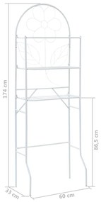 ΡΑΦΙΕΡΑ ΜΠΑΝΙΟΥ ΛΕΥΚΗ 60 X 33 X 174 ΕΚ. 246723