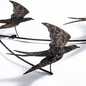 Decorative Metal Wall Accessory Wallow 2 Multicolor