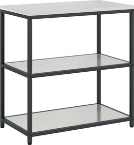 vidaXL Ράφι Κουζίνας HATTEM Ασημί 90 x 50 x 92 εκ Ατσάλι