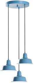 Φωτιστικό Οροφής Memati 892OPV2084 Φ45x108cm 3xE27 40W Light Blue Opviq