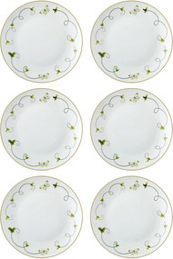 Dessert Plate Set (6 Pieces) DNR0067 Multicolor