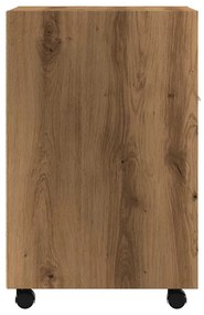 vidaXL ντουλάπι  με ροδάκια Artisan Oak 33x38x60 cm Κατασκευασμένο ξύλο