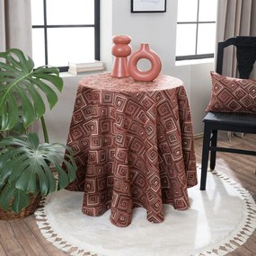 Ροτόντα Santos 05 Terracotta Teoran Diameter 180cm Acrylic,Cotton,Polyester
