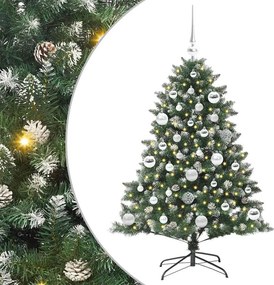 vidaXL Τεχνητό Χριστουγεννιάτικο Δέντρο με 150 LED Πράσινο 120 cm