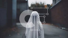 Intra Συλλεκτικό Ξύλινο Παζλ Plywood  4mm - Ghostly Figure στο Alleyway Σε Ξύλινο Κουτί - Διαστάσεις Puzzle: 10x10 cm – 25 κομμάτια