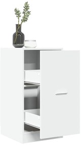 vidaXL Συρταριέρα Γενικής Χρήσης Λευκή 40x41x77,5 εκ. Επεξ. Ξύλο