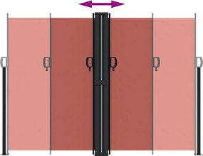 vidaXL Σκίαστρο Πλαϊνό Συρόμενο Τερακότα 180 x 1000 εκ.