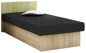 Κρεβάτι Dover 101, Μονόκλινο, Μαύρο, 80x190, 80x192x68cm, 53 kg, Στρώμα: Ναι | Epipla1.gr