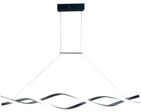Κρεμαστό Φωτιστικό Οροφής LED 40W 3CCT Μέταλλο Μαύρο 6085-BL Inlight-6085-BL-Μαύρο 6085-BL