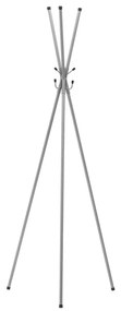 Καλόγερος Μεταλλικός-Πλαστικός Γκρι CLICK 51x51x55εκ. 6-50-203-0014