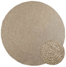 Χαλί ZIZUR Μπεζ Όψη Γιούτας Εσωτ. & Εξωτ. Χώρου Ø 200 εκ.