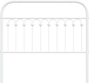 vidaXL Ανταλλακτικό κεφαλάρι Λευκό 107 εκ. Μεταλλικό
