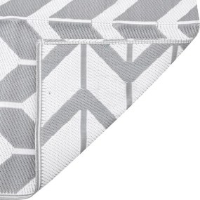 vidaXL Χαλί εξωτερικού χώρου ARAKIL Γκρι 160x230 cm PP