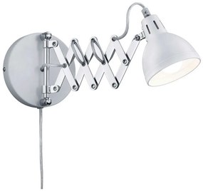 Φωτιστικό Τοίχου - Απλίκα Scissor R20321031 1xE14 28W Φ15cm White Mat RL Lighting Metal