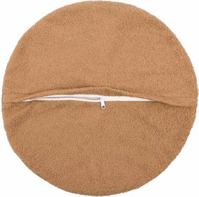 vidaXL Κάλυμμα Μαξιλαριού 6 pcs HEERLEN Μπεζ Ø 30 cm Μπουκλέ
