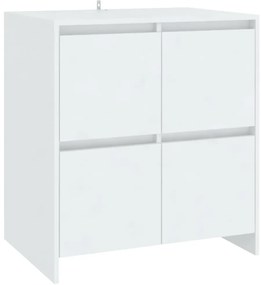 vidaXL Ντουλάπια 2 τεμ. Λευκά 70 x 41 x 75 εκ. από Επεξ. Ξύλο