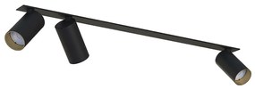 Φωτιστικό Οροφής - Σποτ Mono Surface 7691 3xGU10 10W Black-Gold Nowodvorski Metal, Plastic