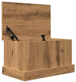 vidaXL Κουτί Αποθήκευσης Αρτισιανή Δρυς 30x50x28 εκ. Επεξ.Ξύλο