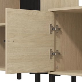 Σύνθετο σαλονιού CAMARGUE Artisan Port Oak - Black Oak 263x40x167 εκ. 263x40x167 εκ.