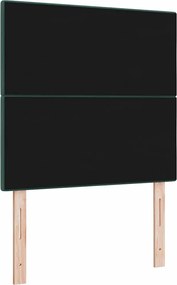 vidaXL Κεφαλάρι Σκούρο Πράσινο 90 cm Βελούδο