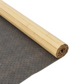 vidaXL Χαλί Ορθογώνιο Ανοιχτό Φυσικό 80 x 300 εκ. Μπαμπού
