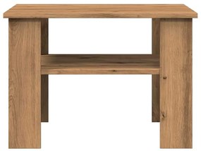Τραπεζάκι σαλονιού Artisan Oak 60x60x42 cm Κατασκευασμένο ξύλο - Καφέ