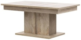 Πολυμορφικό τραπέζι σαλονιού Orlando 211, Δρυς, 52x68x114cm, Πλαστικοποιημένη μοριοσανίδα, Γωνιακό | Epipla1.gr