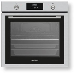 Oven Pyramis Inox PO78042009PIX 59.5x59.5x57.5 εκ.