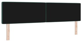 vidaXL Βελούδινο Κεφαλάρι Argyle Σκούρο πράσινο 180 cm Βελούδο