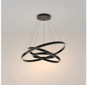 Κρεμαστό Φωτιστικό Οροφής LED 115W Rim 3000K Φ80 MAYTONI-MOD058PL-L100B3K-Μαύρο MOD058PL-L100B3K