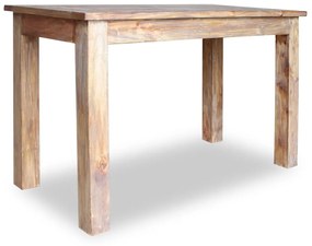 vidaXL Τραπεζαρία 120 x 60 x 77 εκ. από Μασίφ Ξύλο Μαόνι